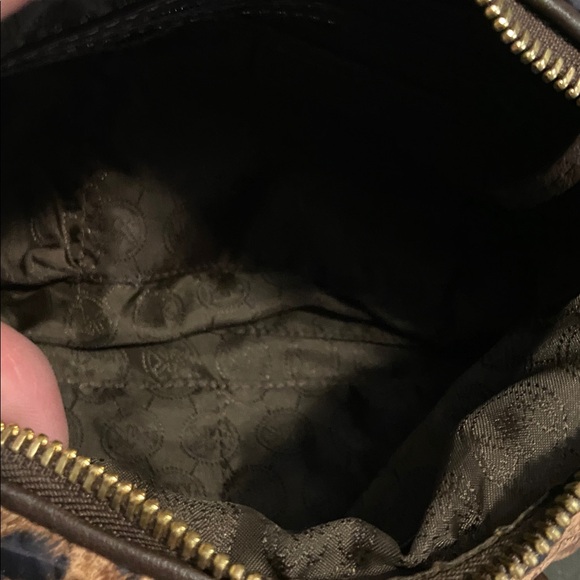 NWOT Michael Michael Kors Brown Leopard Mini Satchel bag - Picture 4 of 8